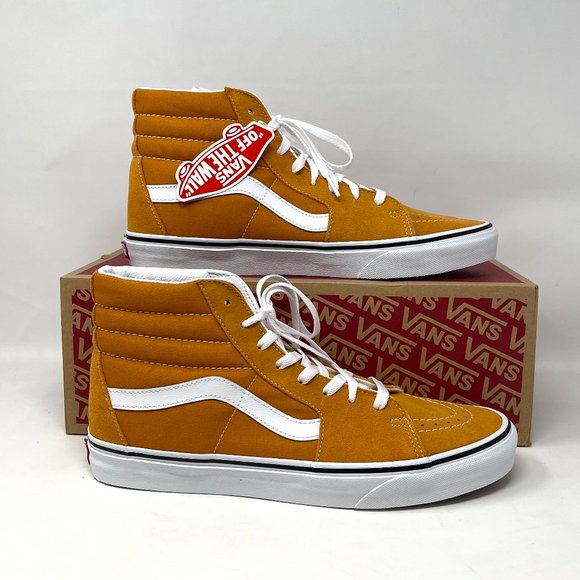 Vans Other - 💖MEGA SALE💖Vans Sk8 Hi Man's Skateboarding Orange Suede Canvas VN0A5KRH8ED
